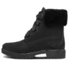 Bottes pratiques imperméables Jayne 6-Inch Boot « Nubuck noir avec fourrure »