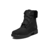Bottes pratiques imperméables Jayne 6-Inch Boot « Nubuck noir avec fourrure »
