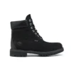 Bottes Premium 6 pouces imperméables à largeur ajustée « Noir Nubuck »