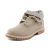 Bottes à revers Basic « Beige et gris clair »