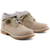 Bottes à revers Basic « Beige et gris clair »