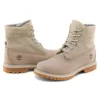 Bottes à revers Basic « Beige et gris clair »