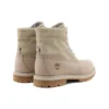 Bottes à revers Basic « Beige et gris clair »