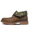 Bottes à revers Basic « Camouflage vert marron »