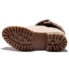 Bottes à revers Basic « Rose pâle avec imprimé à carreaux »