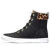 Bottes SKyla Bay 6-Inch Boot « Nubuck noir avec col guépard »