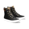 Bottes SKyla Bay 6-Inch Boot « Nubuck noir avec col guépard »