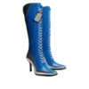 Bottes Timberland x Veneda Carter 14 pouces à lacets et fermeture éclair « Bright Blue »