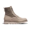 Bottes Vibram imperméables en cuir et tissu « Beige Suede »