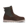 Bottes Vibram imperméables en cuir et tissu « Suède marron foncé »