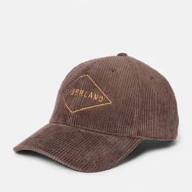 Casquette de baseball en velours côtelé