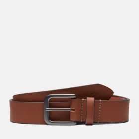 Ceinture classique en cuir marron pour homme, 35 mm