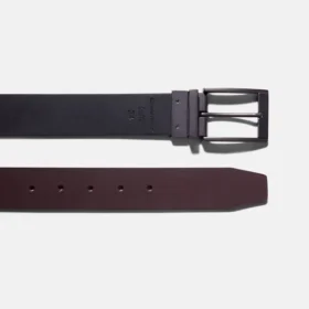 Ceinture réversible classique pour homme de 38 mm, couleur Marron