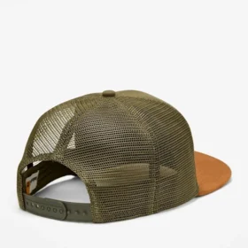 Chapeau Trucker à visière plate en simili-suède