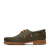 Chaussures bateau cousues main Timberland x Aim Leon Dore à trois œillets « Grape Leaf »