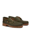 Chaussures bateau cousues main Timberland x Aim Leon Dore à trois œillets « Grape Leaf »