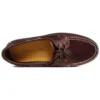 Chaussures bateau en cuir faites main, marron