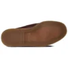Chaussures bateau en cuir faites main, marron