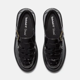 Chaussures à boucle à plateforme Stone Street en cuir verni pour femme