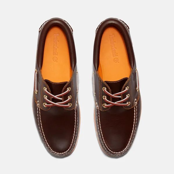 Chaussures de bateau Timberland® Authentic 3-Eye Lug cousues main pour homme Chaussures de bateau Timberland® Authentic 3-Eye Lug cousues main pour homme