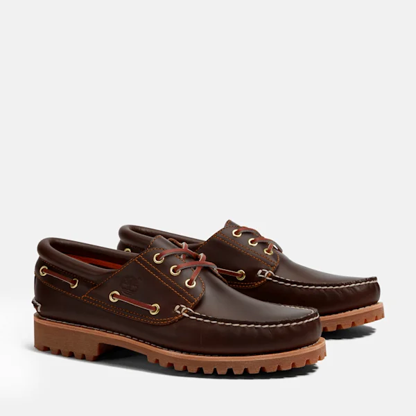 Chaussures de bateau Timberland® Authentic 3-Eye Lug cousues main pour homme Chaussures de bateau Timberland® Authentic 3-Eye Lug cousues main pour homme
