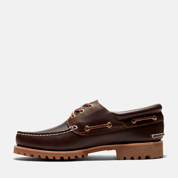 Chaussures de bateau Timberland® Authentic 3-Eye Lug cousues main pour homme Chaussures de bateau Timberland® Authentic 3-Eye Lug cousues main pour homme