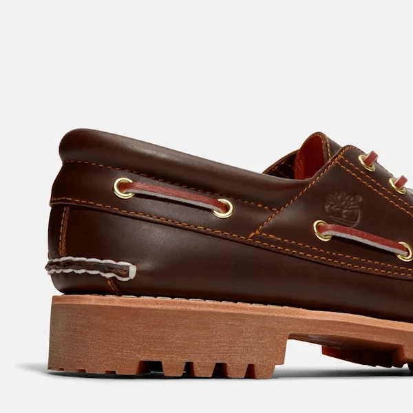 Chaussures de bateau Timberland® Authentic 3-Eye Lug cousues main pour homme Chaussures de bateau Timberland® Authentic 3-Eye Lug cousues main pour homme