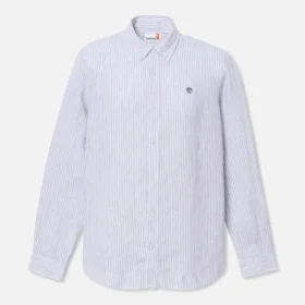 Chemise en lin pour homme Mill Brook, coupe classique