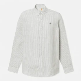 Chemise en lin pour homme Mill Brook, coupe classique