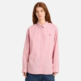 Chemise à manches longues multicolore pour femme