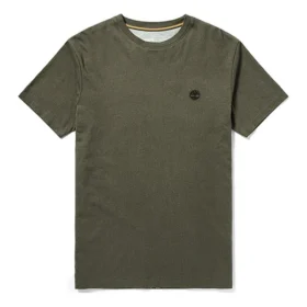 Décontracté col rond homme vert