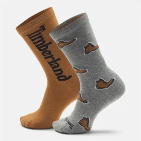 Lot de 2 paires de chaussettes mi-mollet imprimées Hampshire