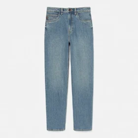 Pantalon droit en denim pour femme