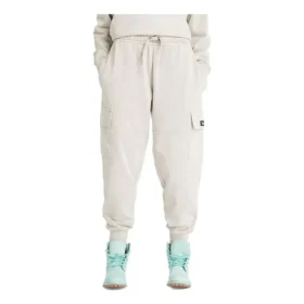 Pantalons de jogging teints en pièce en mélange de matières « Blanc »