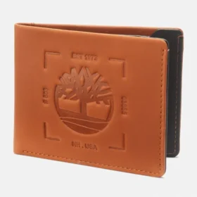 Portefeuille bicolore pour homme avec porte-cartes arrière