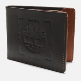Portefeuille bicolore pour homme avec porte-cartes arrière