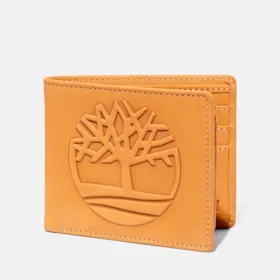 Portefeuille oversize pour homme avec logo, couleur blé
