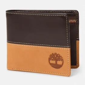 Portefeuilles à pass en cuir mélangé Wheatlock pour homme avec poche à monnaie