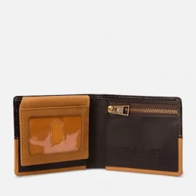 Portefeuilles à pass en cuir mélangé Wheatlock pour homme avec poche à monnaie