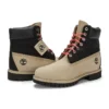 Premium 6-Inch Waterproof Boot « Cuir régénératif noir et marron »