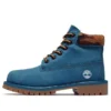 Premium 6-Inch Waterproof Boot de 15 cm « Camouflage en daim nubuck bleu »