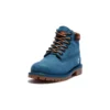 Premium 6-Inch Waterproof Boot de 15 cm « Camouflage en daim nubuck bleu »