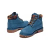 Premium 6-Inch Waterproof Boot de 15 cm « Camouflage en daim nubuck bleu »