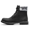 Premium 6-Inch Waterproof Boot « Nubuck noir nuageux »
