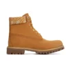 Premium 6-Inch Waterproof Boot « Wheat and Logo Print »