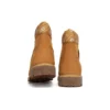 Premium 6-Inch Waterproof Boot « Wheat and Logo Print »