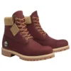 Premium Waterproof Boot 6-Inch « Burgundy Beige Nubuck »