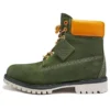 Premium Waterproof Boot 6-Inch « Olive Green Orange »