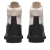 Premium Waterproof Boot 6 pouces Ski School « Cuir Helcor noir et blanc »
