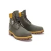 Premium Waterproof Boot de 15 cm « Dark Green Nubuck »